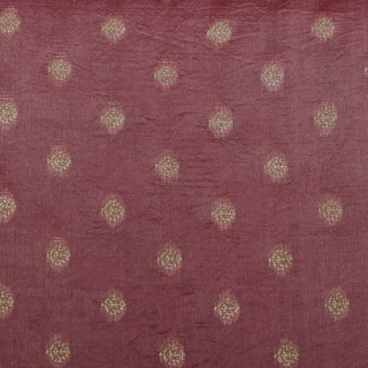 Onion Color Katan Dupion Brocade Fabric