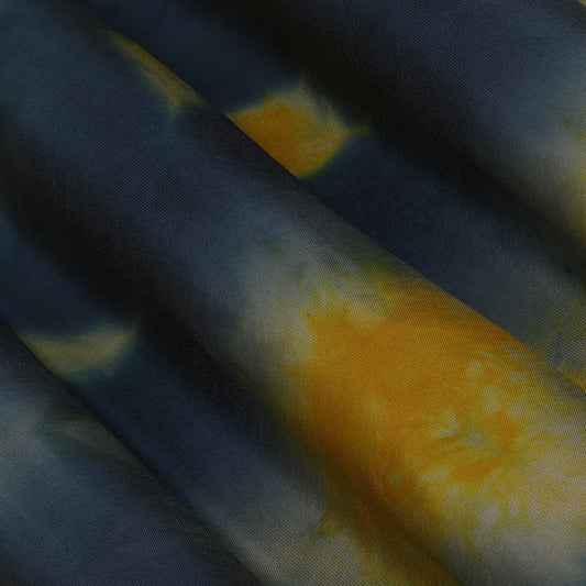 Multi Colored Tissue Tie & Die Print Fabric