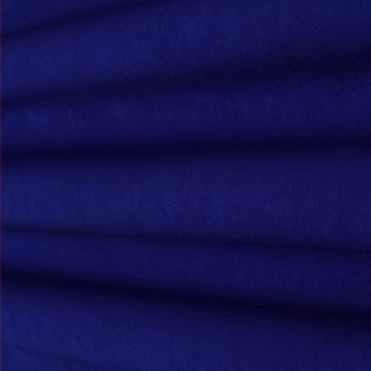 Royal Blue Color Banana Crepe Fabric