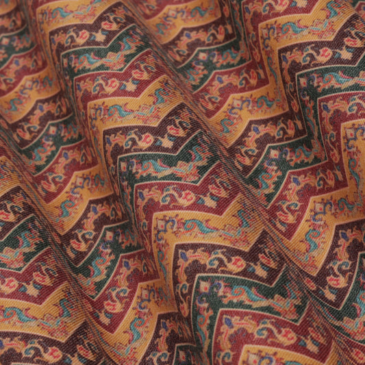 Multi-Color Fabric Special pashmina print Fabric