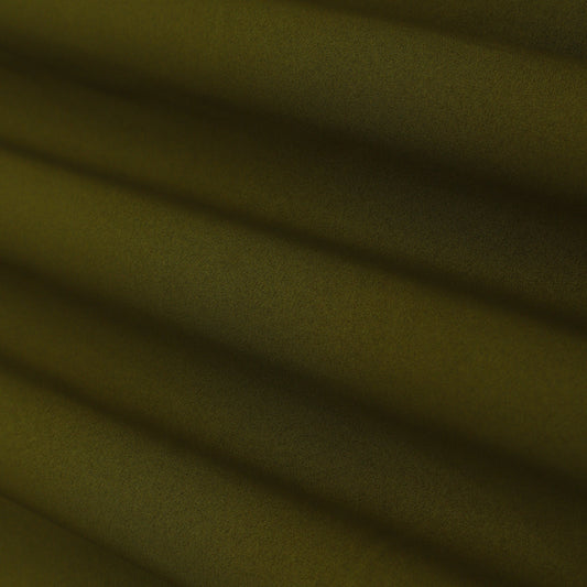 Olive Green Color Banana Crepe Fabric