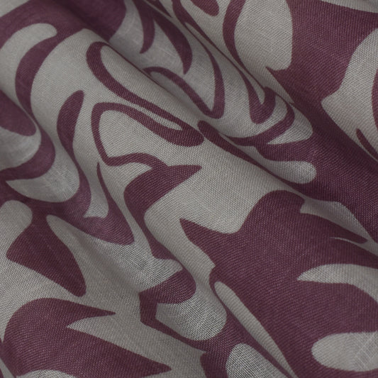 Move Color Linen Print Fabric