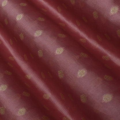 Onion Color Katan Dupion Brocade Fabric