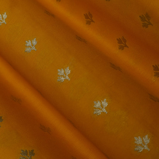 Mustard Color Brocade Fabric