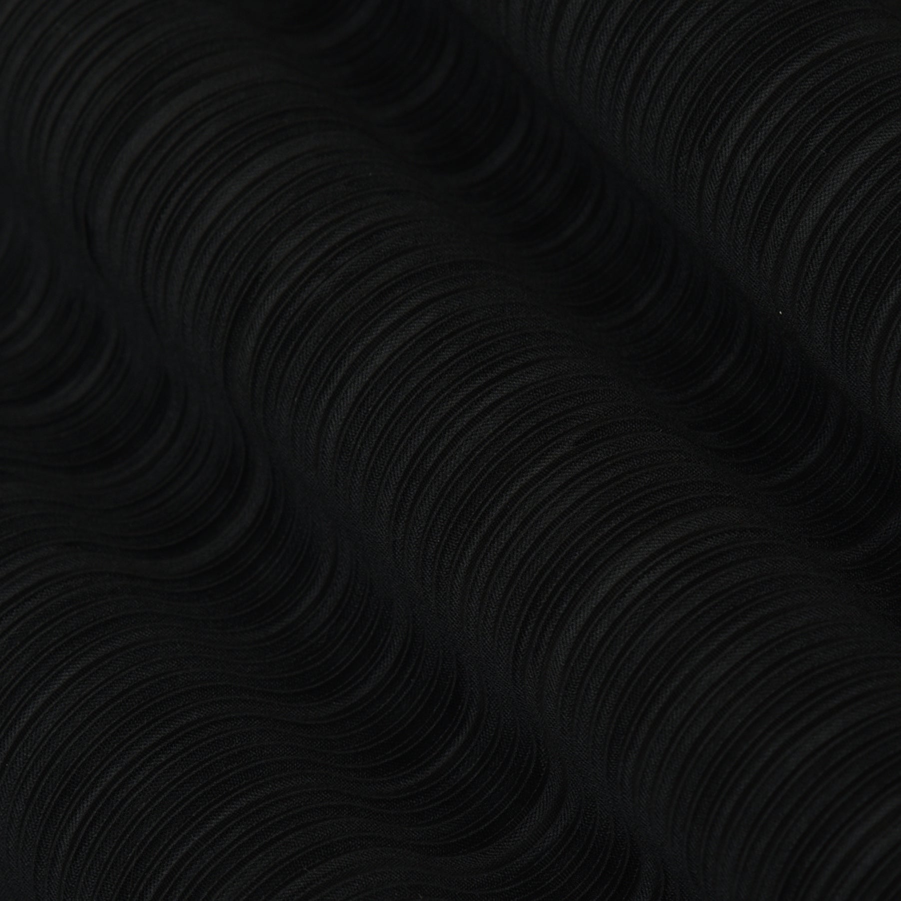 Coal Black Color Crush Satin Plain Fabric – KC Creations