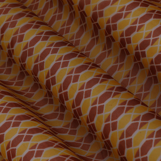 Colored Organza Print Fabric