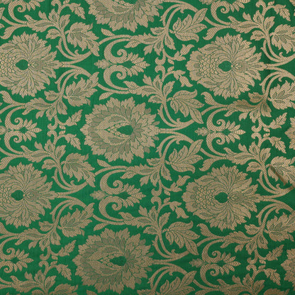 Bottle Green Color Kimbhab Fabric
