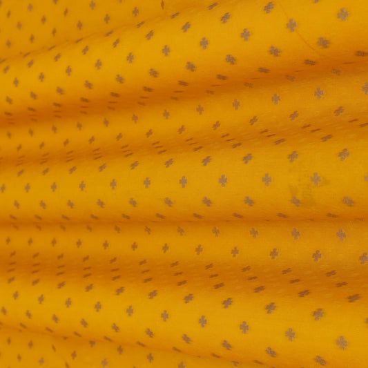 Yellow Color Tanchui Booti Fabric