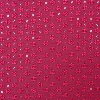 Rani Colored Georgette Embroidery Fabric