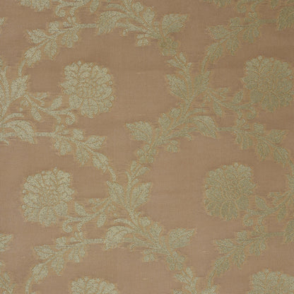 Beige Color Brocade Fabric