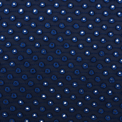 Blue Color Georgette Embroidery Fabric