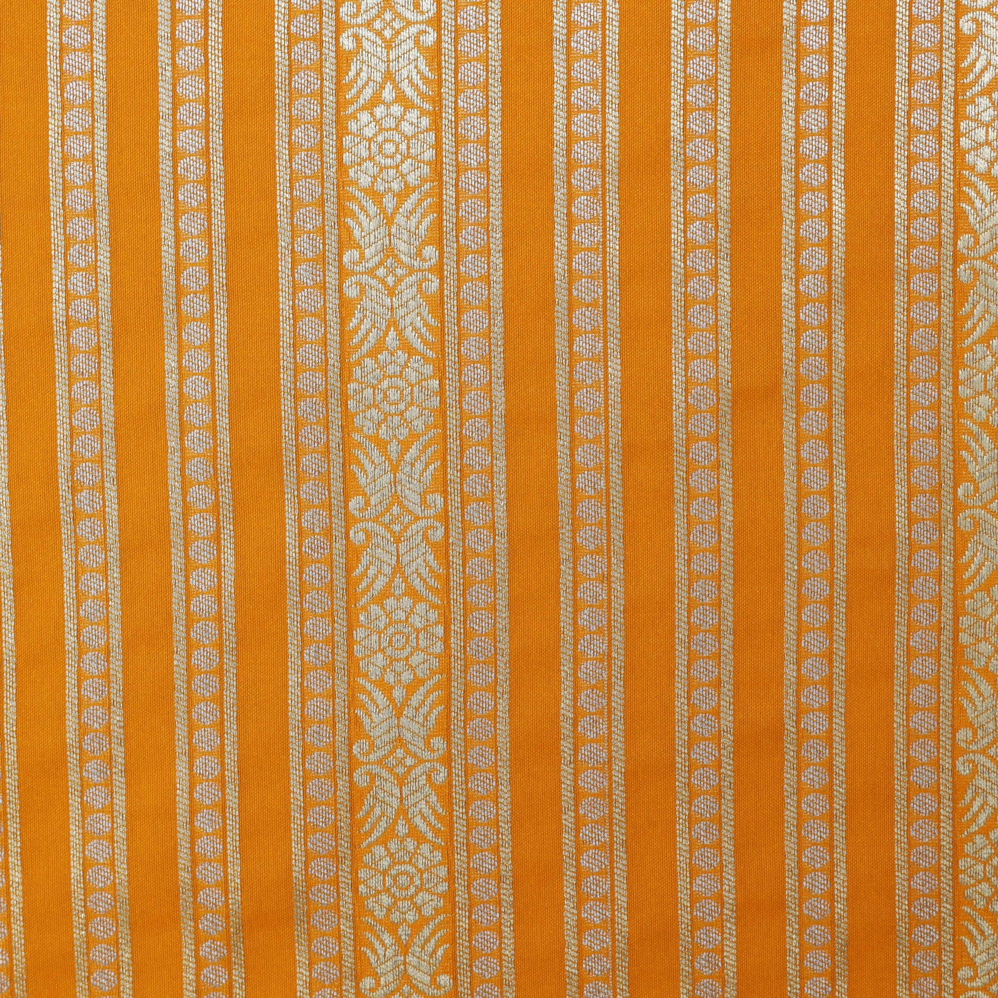 Yellow Color Brocade Fabric
