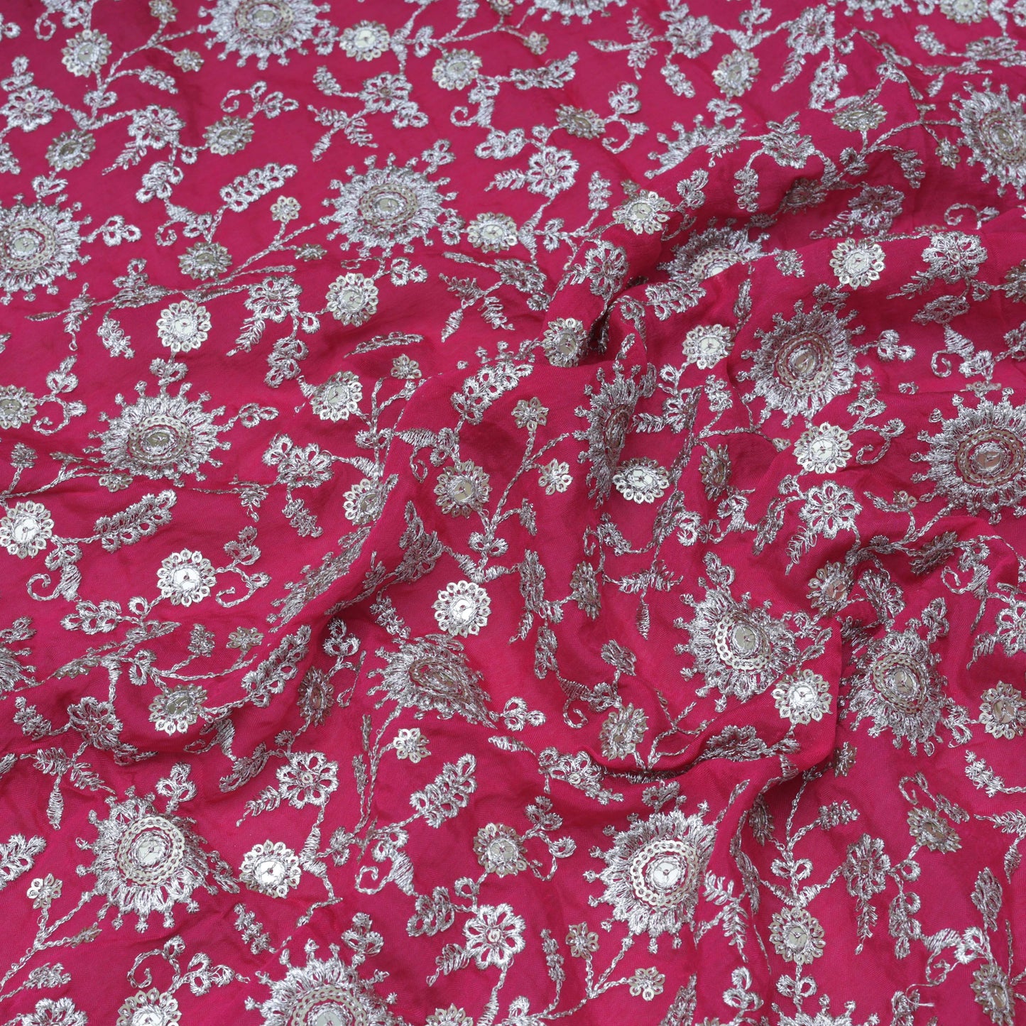 Rani Color Chinon Embroidery Fabric