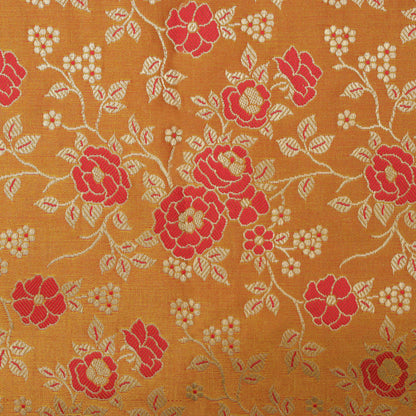 Mustard Color Brocade Fabric