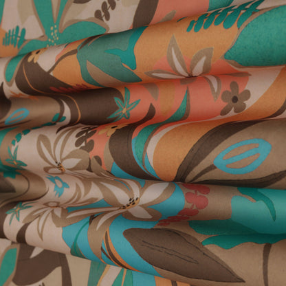 Armani Satin Print Fabric
