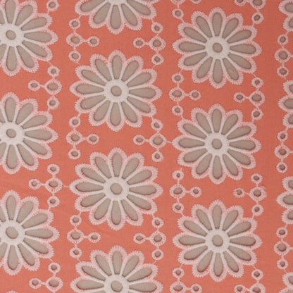 Crepe Embroidery Fabric
