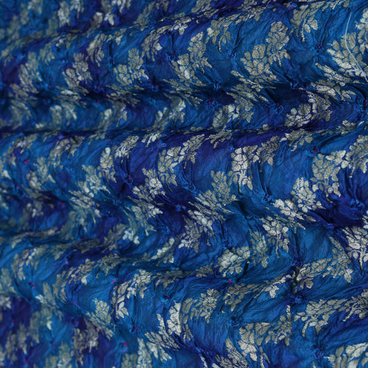 Multi-Color BANDHANI BROCADE Fabric