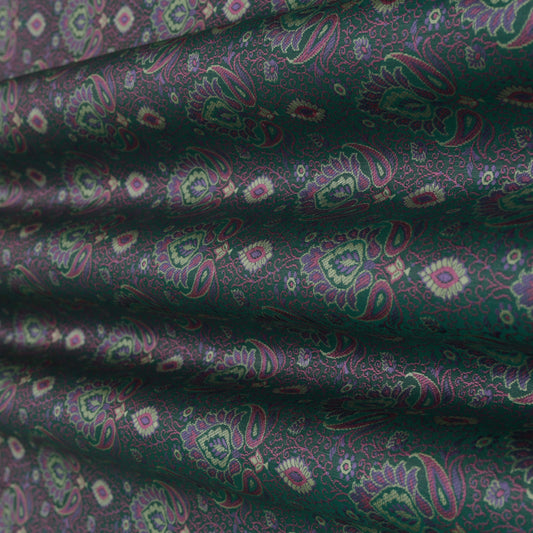 Rama Green Color Tanchui Brocade Fabric