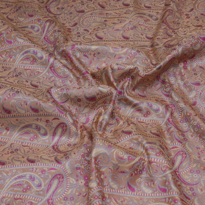 Peach Color Tanchui Brocade Fabric