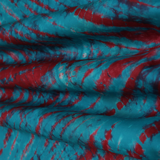 Silk Tie Die Fabric