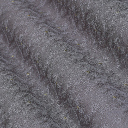Grey Color Katan Dupion Silk Embroidery Fabric