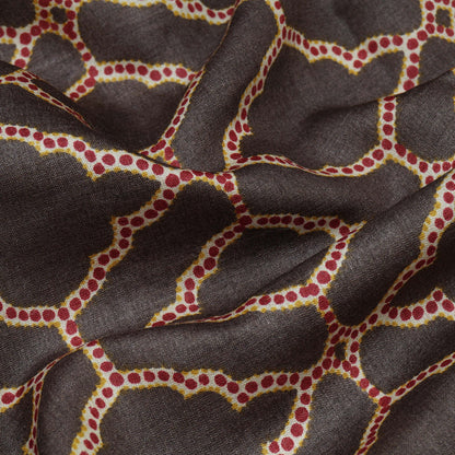 Mouse Color Munga Silk Print Fabric
