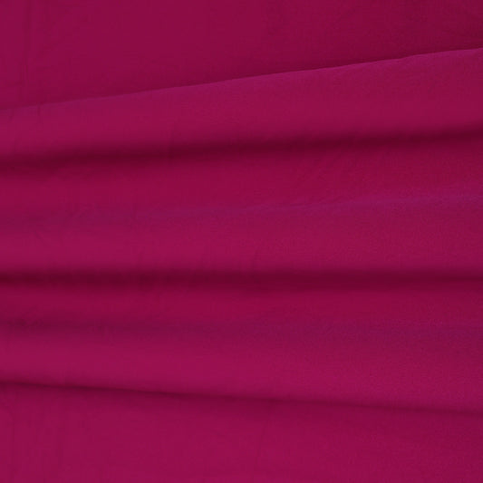 Hot Pink Color Banana Crepe Fabric