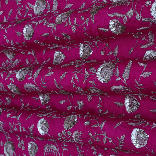 Rani Color Nokia Silk Embroidery Fabric