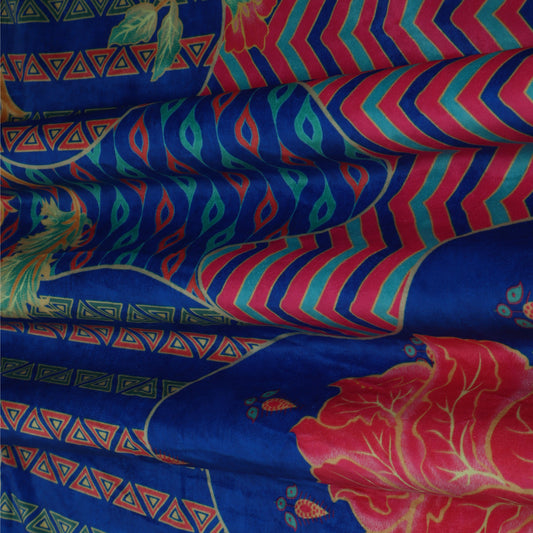 Multi-Color Velvet Print Fabric
