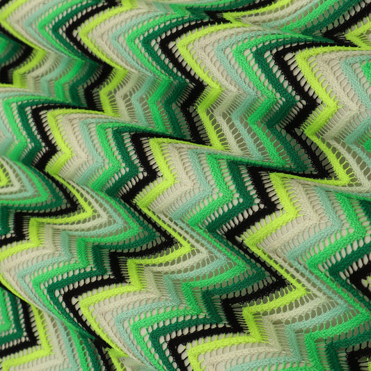 Multi-Color Crosia Print Fabric