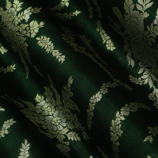 Color Katan Dupion Silk Brocade Fabric