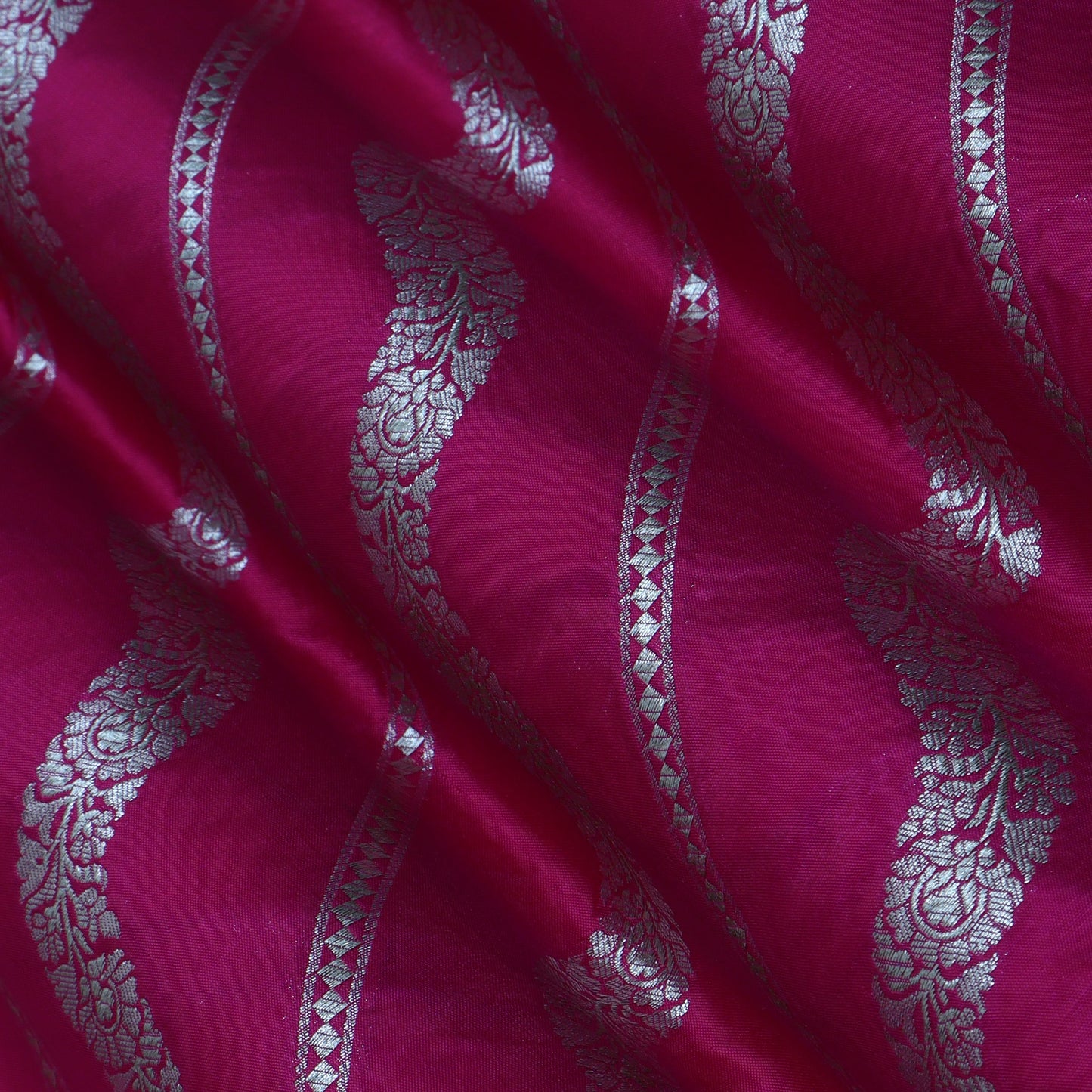 Colored KATAN BROCADE Fabric