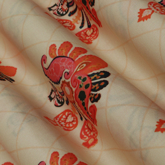 Multi-Color Glace Cotton Print Fabric