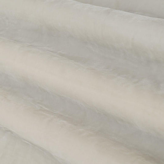 Bright White Viscose Velvet Fabric