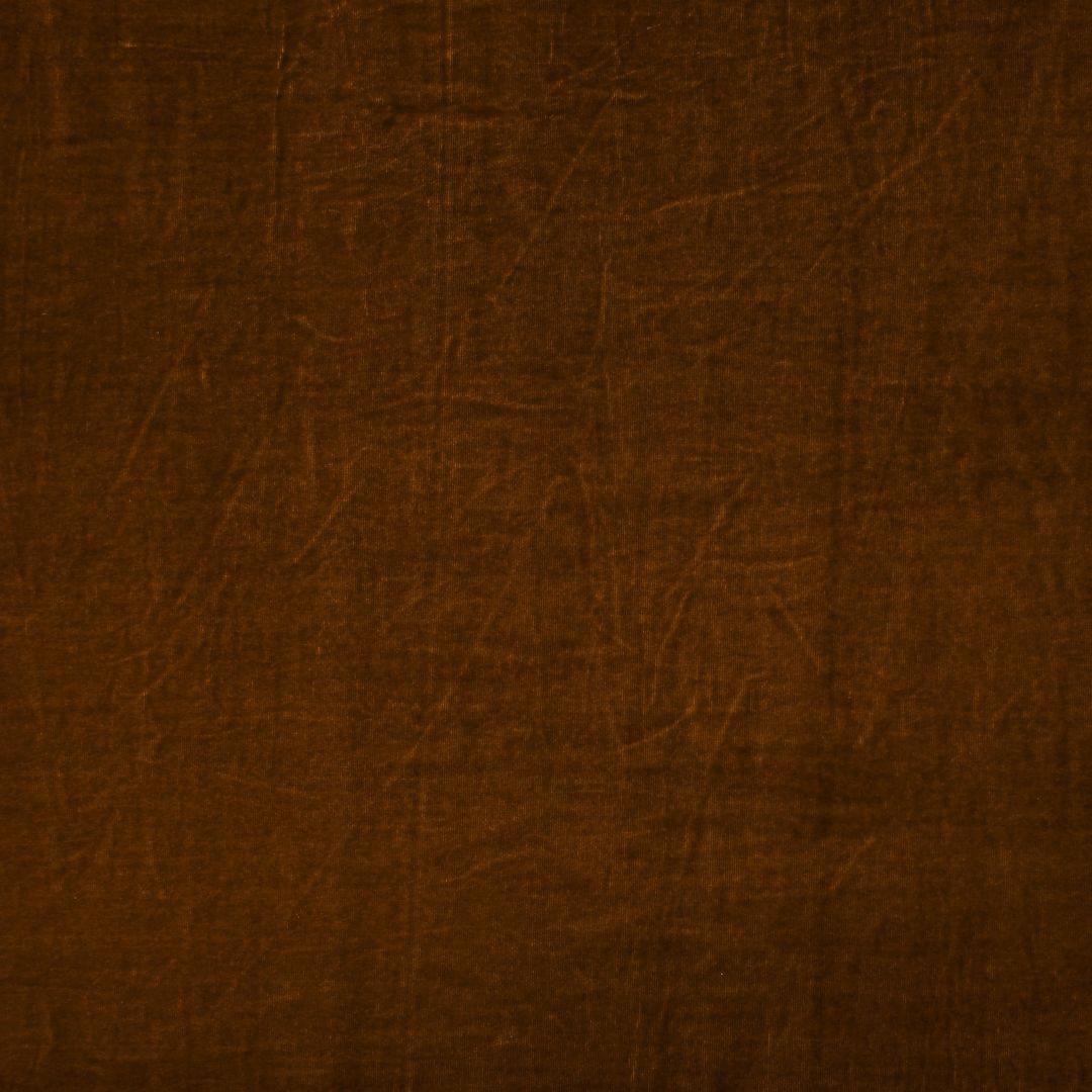 Brown Pure Velvet Fabric