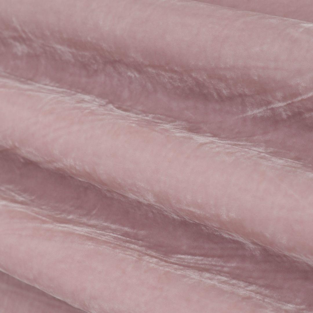Crystal Pink Velvet Fabric