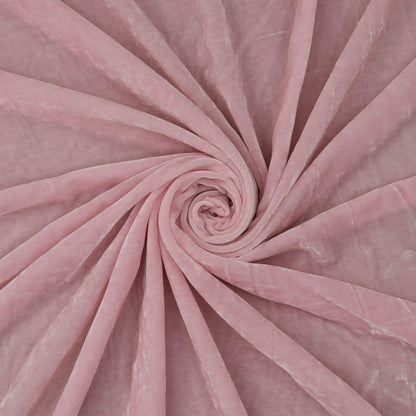 Crystal Pink Velvet Fabric