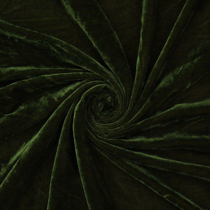 Sheen Green Velvet Fabric