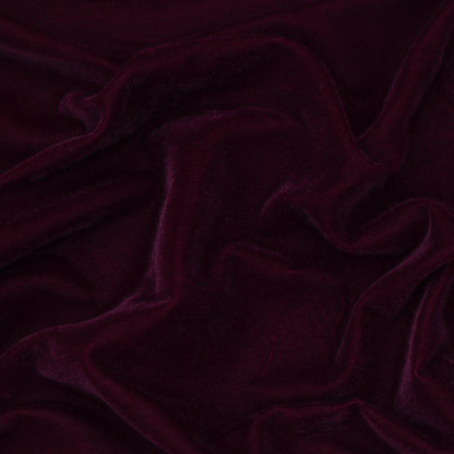 Dark Magenta Micro Velvet Fabric
