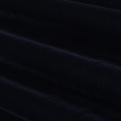 Raven Black Micro Velvet Fabric