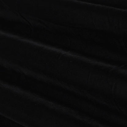 Black Micro Velvet Fabric