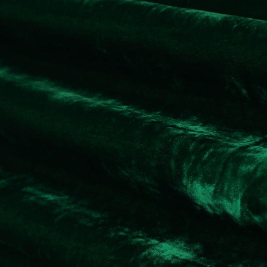 Emerald Green Viscose Velvet Fabric