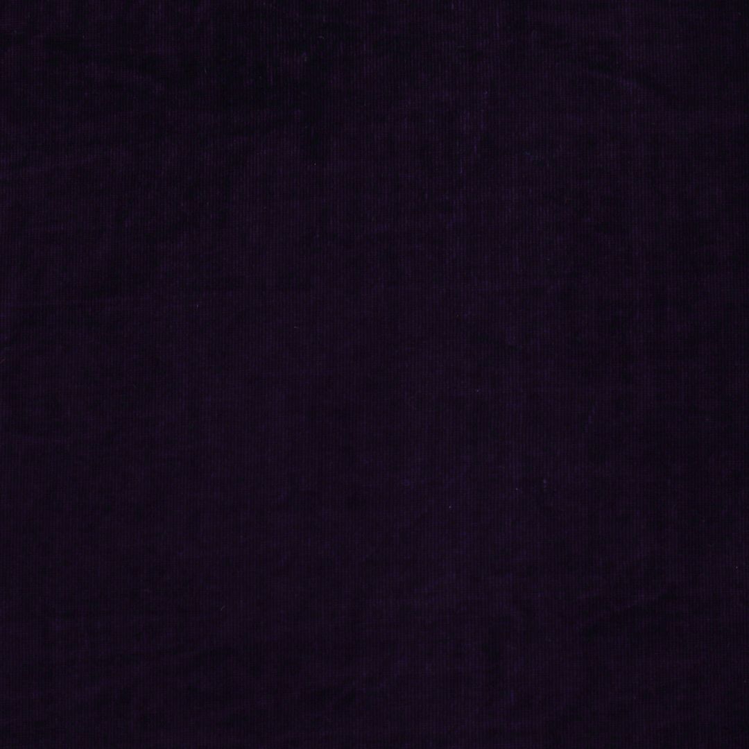 Midnight Purple Viscose Velvet Fabric